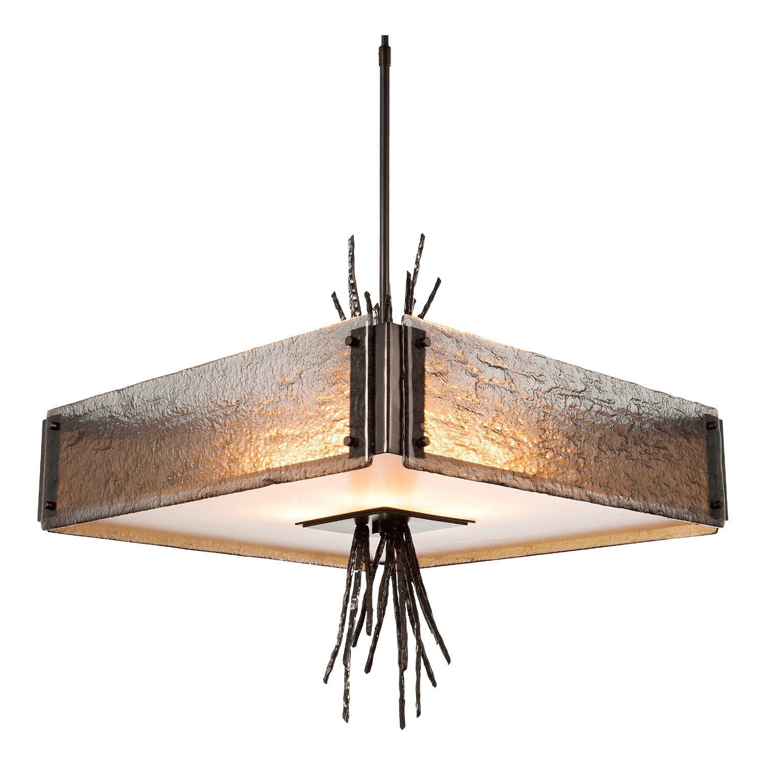 Hammerton Studio - CHB0032-0D-GM-SG-001-E2 - Four Light Chandelier - Ironwood - Gunmetal