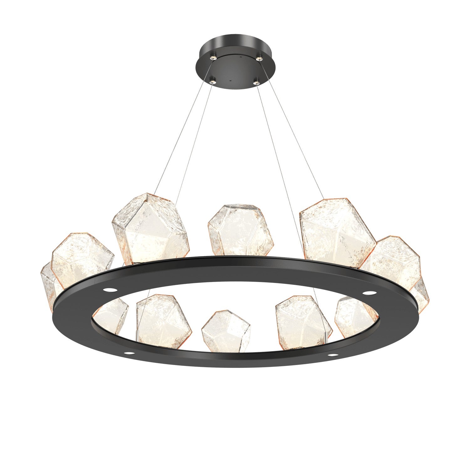 Hammerton Studio - CHB0039-0C-MB-A-CA1-L1 - LED Chandelier - Gem - Matte Black