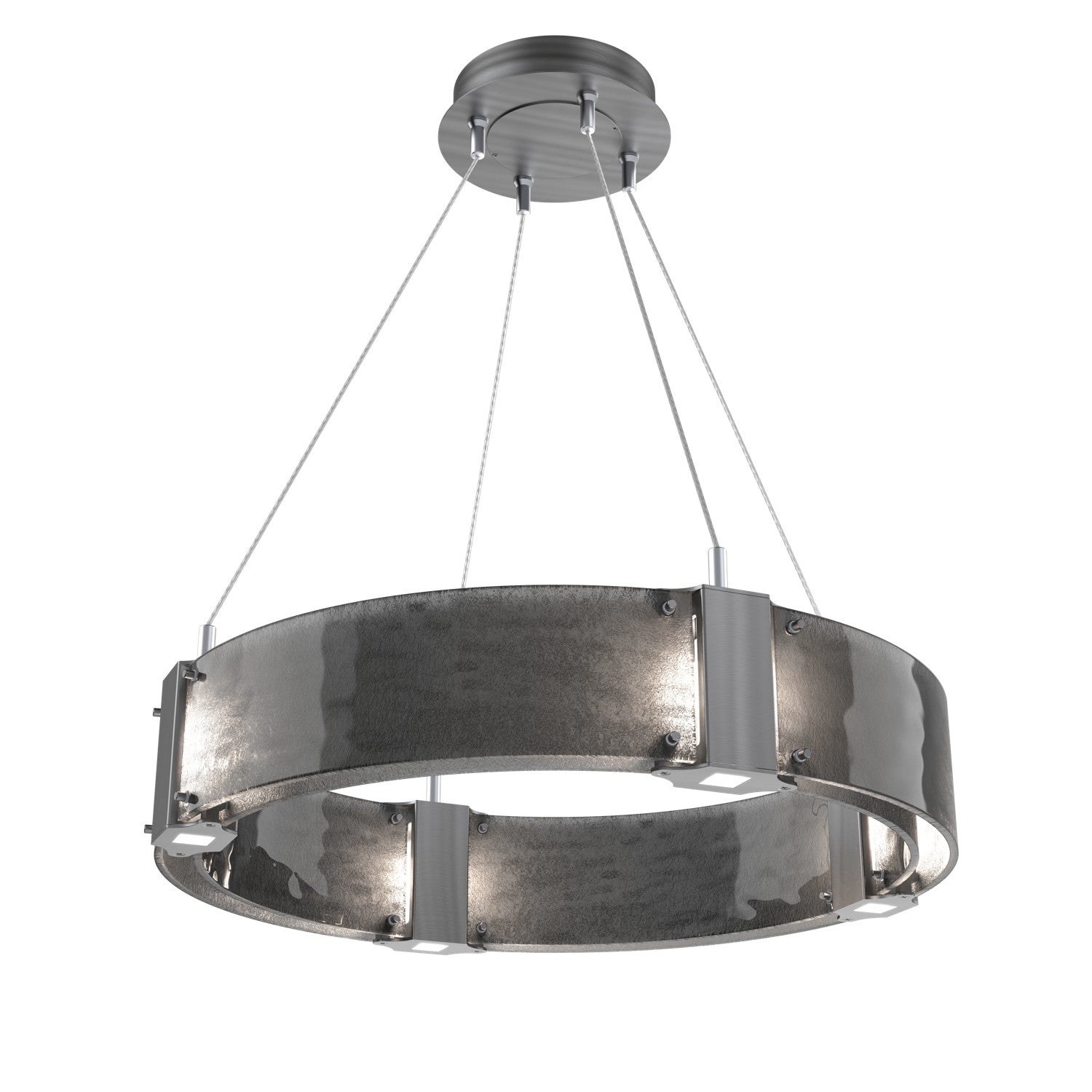 Hammerton Studio - CHB0042-24-GM-SG-CA1-L1 - LED Chandelier - Parallel - Gunmetal