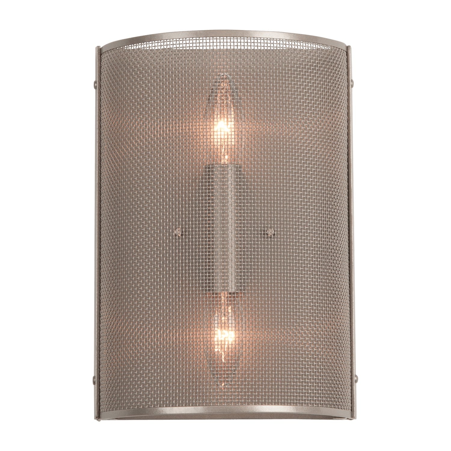 Hammerton Studio - CSB0019-11-BS-0-E1 - Wall Sconce - Uptown Mesh - Beige Silver