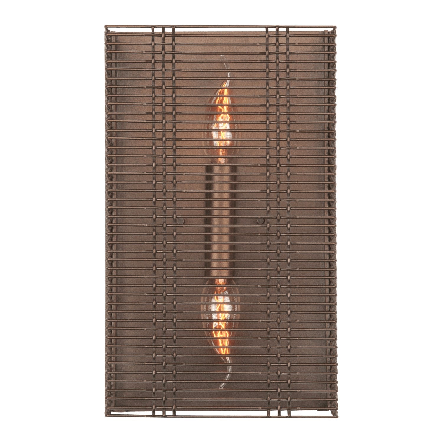 Hammerton Studio - CSB0020-13-FB-0-E1 - Wall Sconce - Downtown Mesh - Flat Bronze