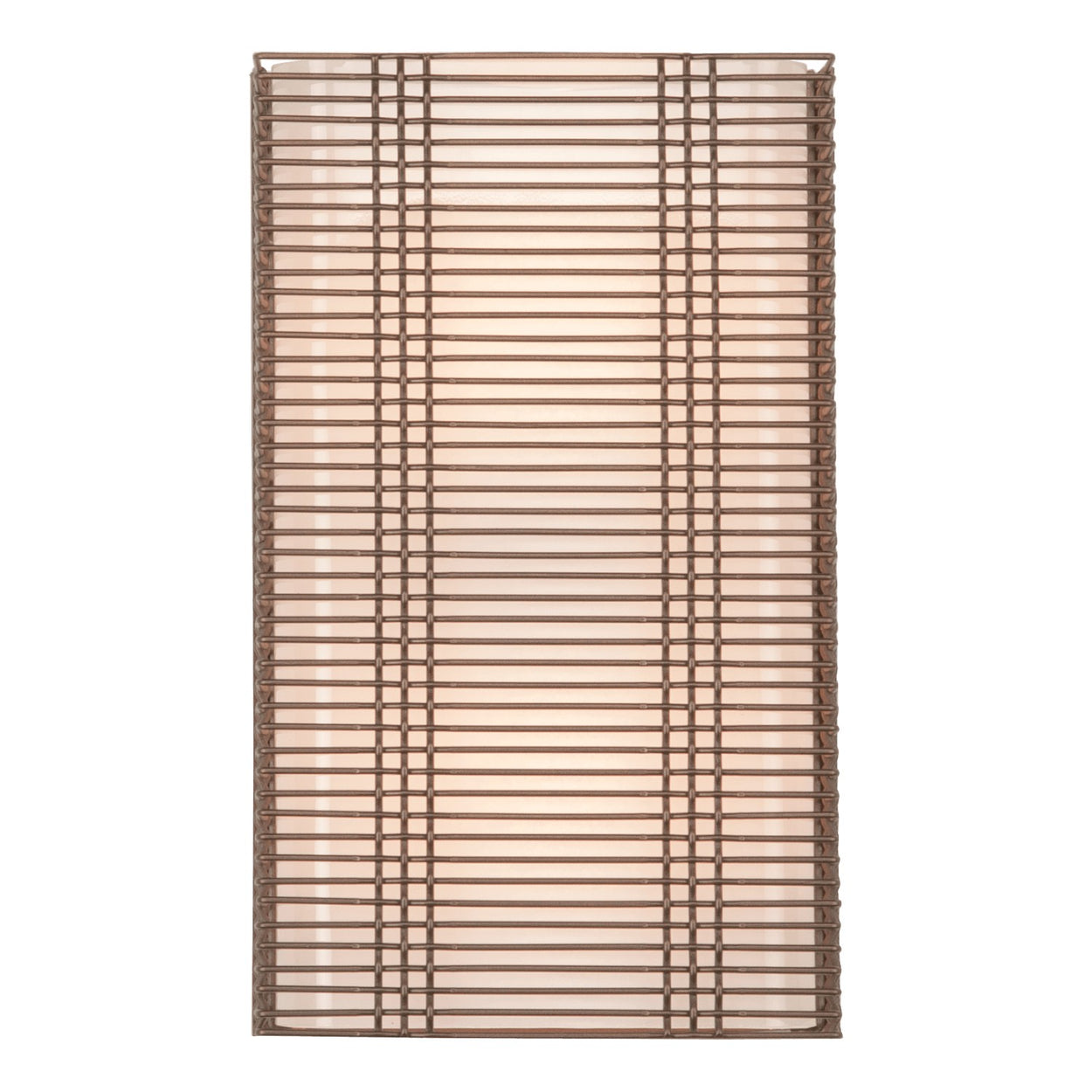Hammerton Studio - CSB0020-13-FB-F-E1 - Wall Sconce - Downtown Mesh - Flat Bronze