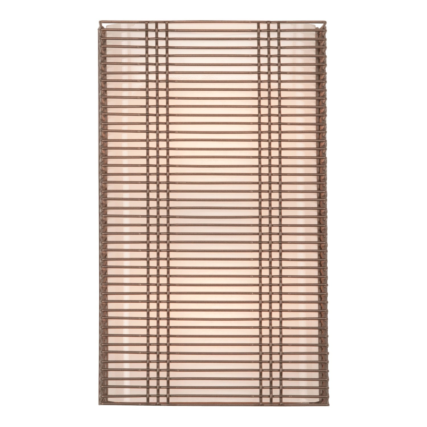 Hammerton Studio - CSB0020-13-FB-F-E1 - Wall Sconce - Downtown Mesh - Flat Bronze