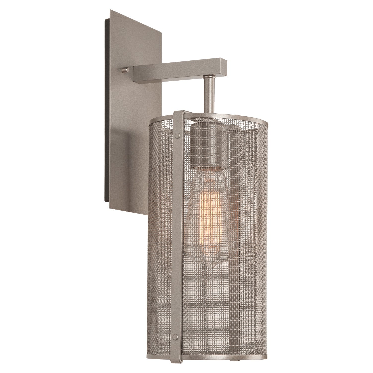 Hammerton Studio - IDB0019-11-BS-0-E2 - Wall Sconce - Uptown Mesh - Beige Silver