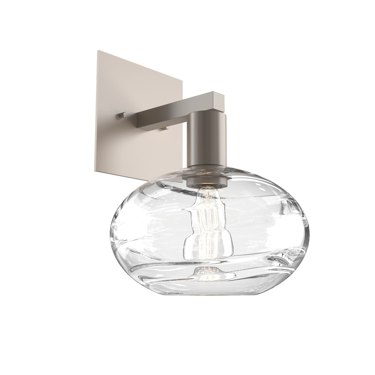 Hammerton Studio - IDB0036-11-BS-OC-E2 - One Light Wall Sconce - Coppa - Beige Silver