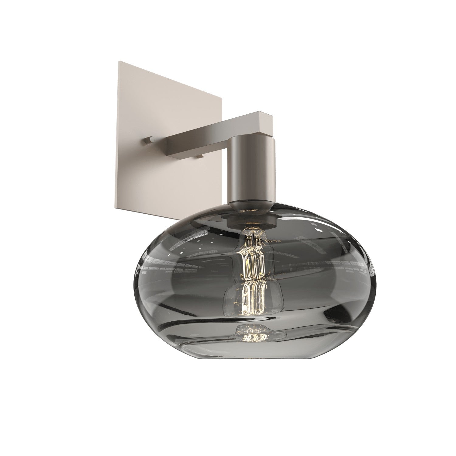 Hammerton Studio - IDB0036-11-BS-OS-E2 - One Light Wall Sconce - Coppa - Beige Silver