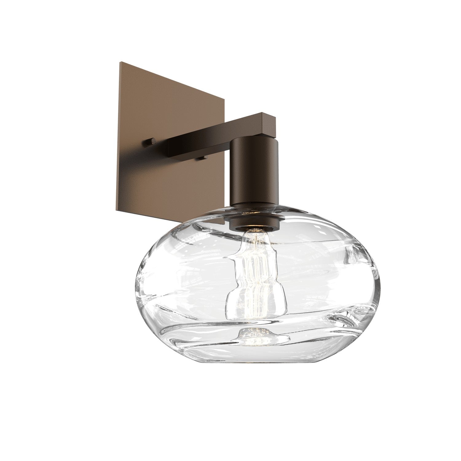 Hammerton Studio - IDB0036-11-FB-OC-E2 - One Light Wall Sconce - Coppa - Flat Bronze