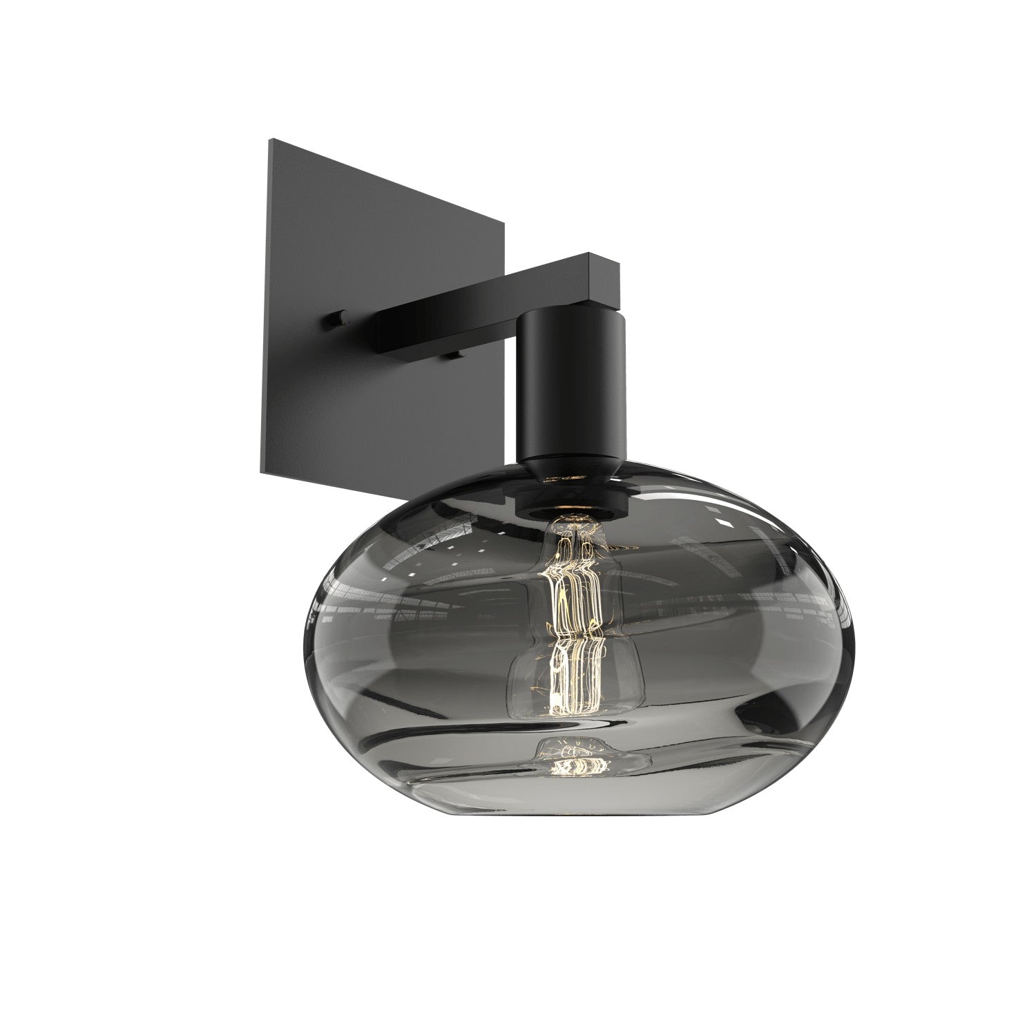 Hammerton Studio - IDB0036-11-MB-OS-E2 - One Light Wall Sconce - Coppa - Matte Black