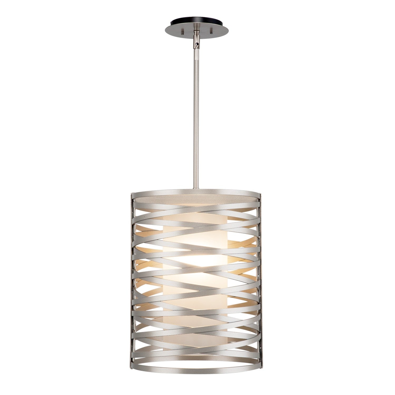 Hammerton Studio - LAB0013-16-BS-F-001-E2 - One Light Pendant - Tempest - Beige Silver