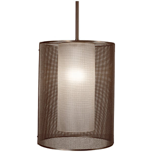 Hammerton Studio - LAB0019-16-BS-F-001-L1 - LED Pendant - Uptown Mesh - Beige Silver