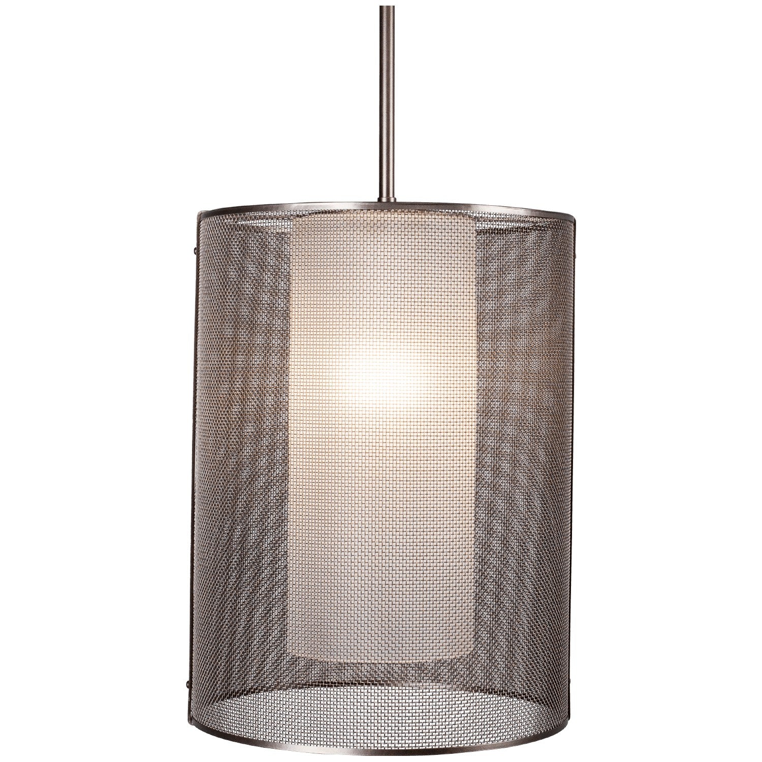 Hammerton Studio - LAB0019-16-FB-F-001-E2 - Pendant - Uptown Mesh - Flat Bronze