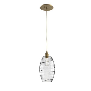 Hammerton Studio - LAB0035-01-GB-OC-C01-E2 - One Light Pendant - Ellisse - Gilded Brass