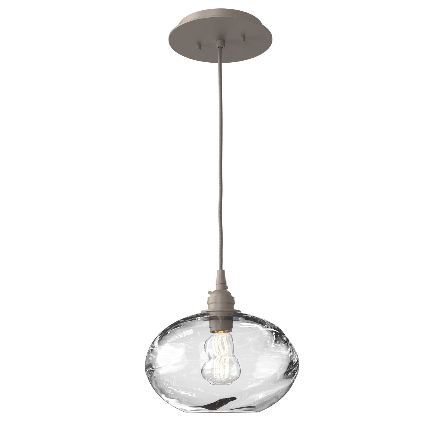 Hammerton Studio - LAB0036-01-BS-OC-C01-E2 - One Light Pendant - Coppa - Beige Silver