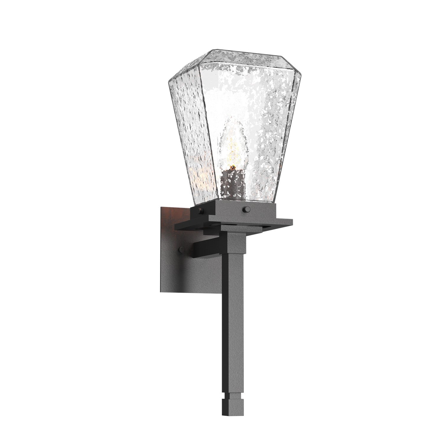 Hammerton Studio - ODB0043-0B-AG-C-E2 - One Light Wall Sconce - Outdoor Lighting - Argento Grey