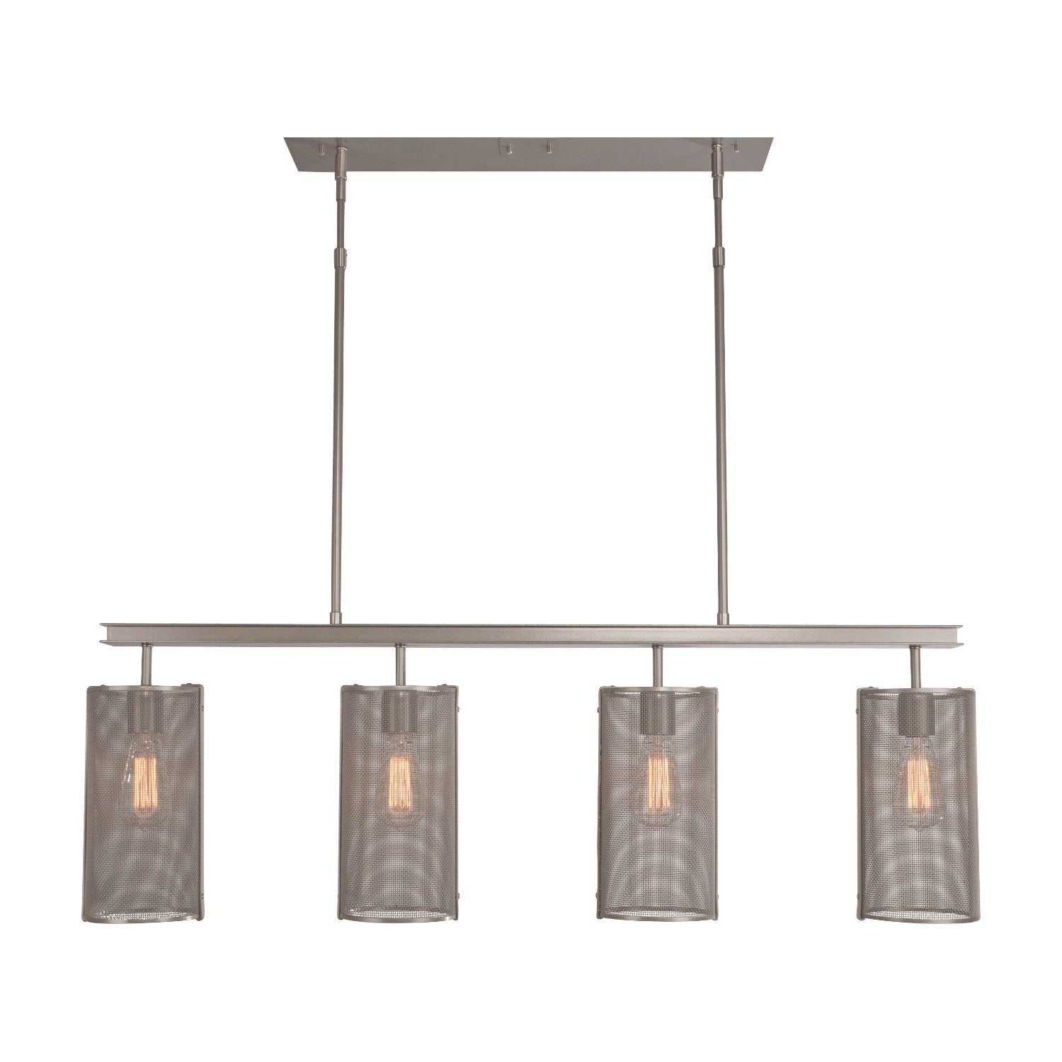 Hammerton Studio - PLB0019-43-BS-0-001-E2 - Pendant - Uptown Mesh - Beige Silver