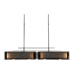 Hammerton Studio - PLB0026-0B-GM-BG-001-L1 - LED Linear Suspension - Urban Loft - Gunmetal