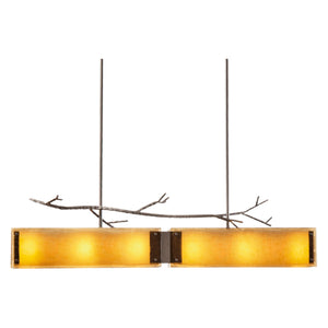 Hammerton Studio - PLB0032-0A-GM-BG-001-E2 - Linear Chandelier - Ironwood - Gunmetal