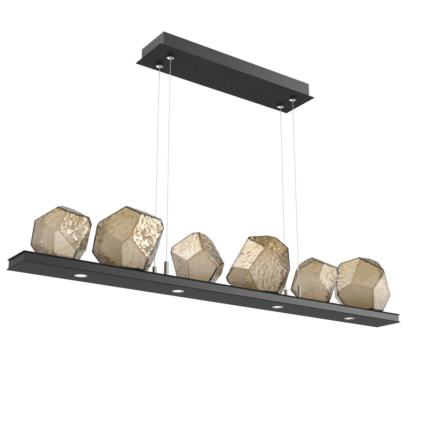 Hammerton Studio - PLB0039-0B-MB-B-CA1-L1 - LED Linear Suspension - Gem - Matte Black