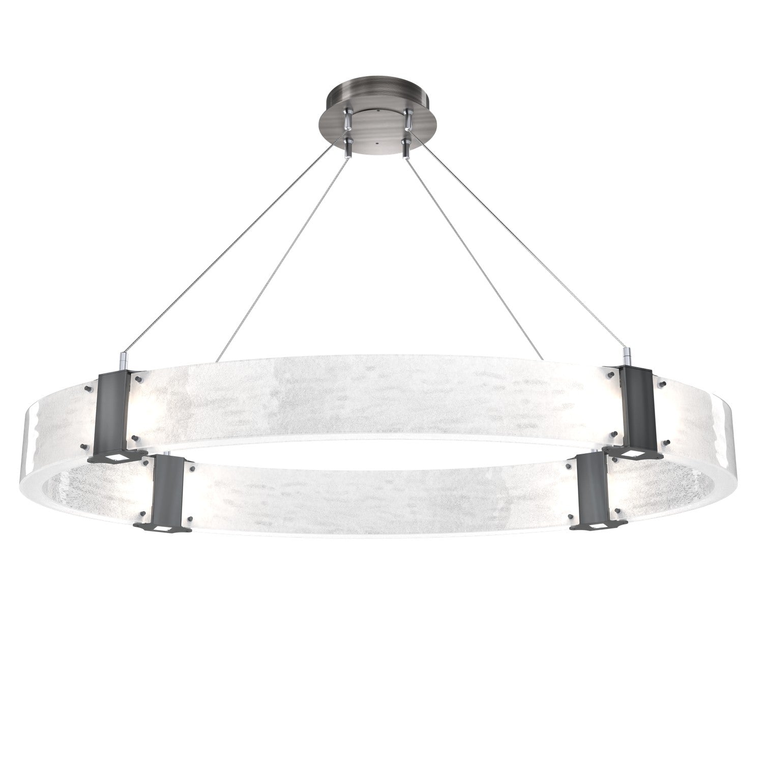 Hammerton Studio - PLB0042-44-GM-CG-CA1-L1 - LED Chandelier - Parallel - Gunmetal