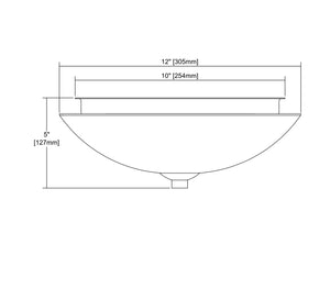 ELK Home - 10401/2 - Two Light Flush Mount - Capri - Satin Nickel