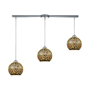 ELK Home - 10518/3L - Three Light Pendant - Illusions - Polished Chrome