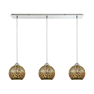 ELK Home - 10518/3LP - Three Light Pendant - Illusions - Polished Chrome