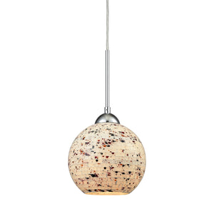 ELK Home - 10741/1 - One Light Mini Pendant - Spatter - Polished Chrome