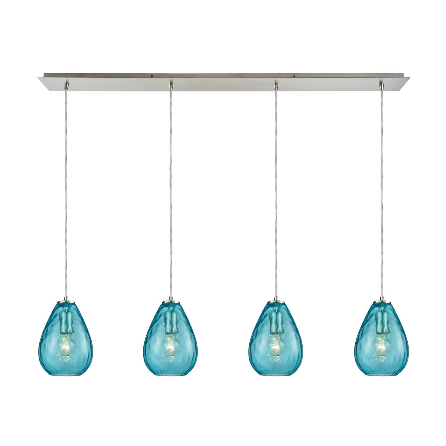 ELK Home - 10770/4LP - Four Light Pendant - Lagoon - Satin Nickel