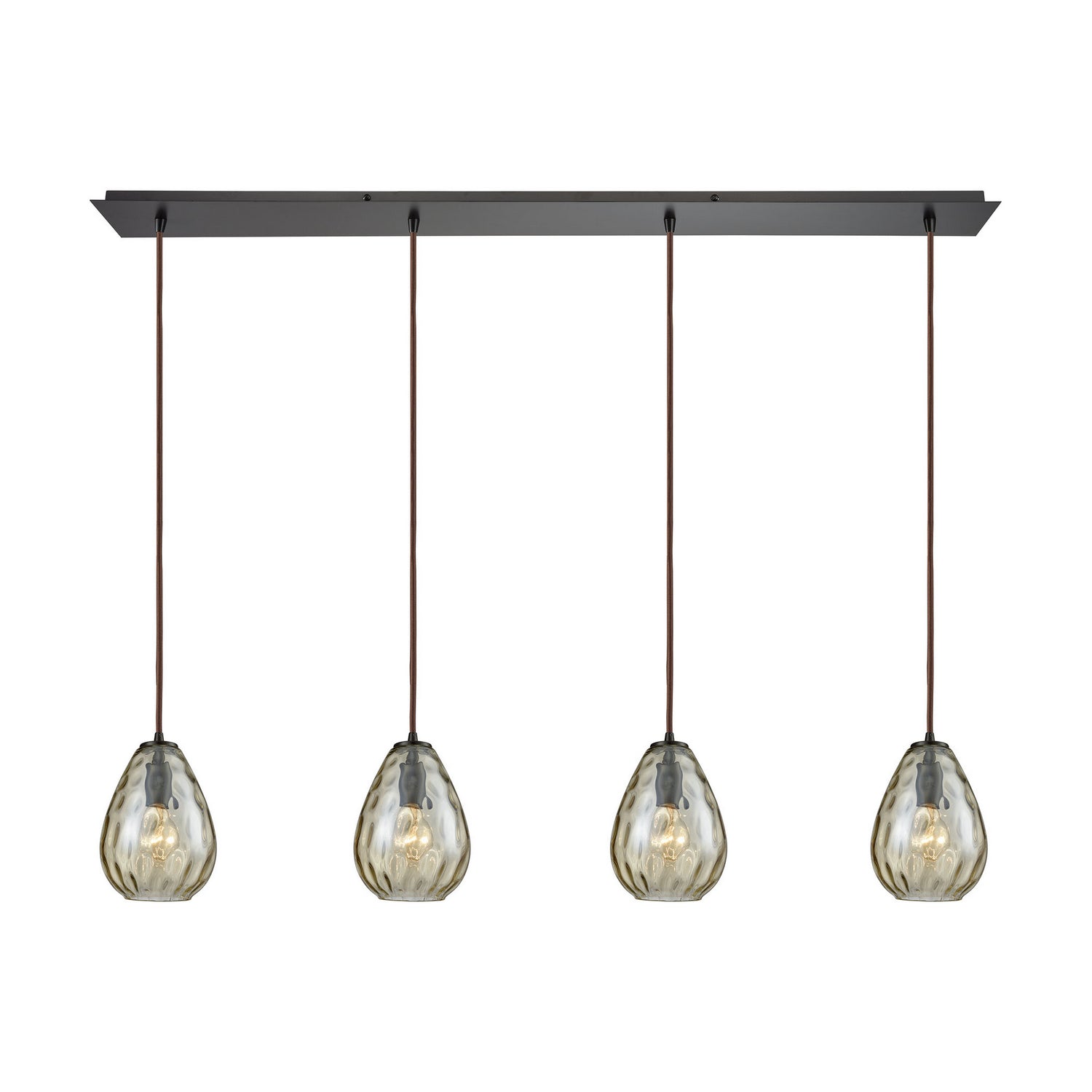 ELK Home - 10780/4LP - Four Light Pendant - Lagoon - Oil Rubbed Bronze