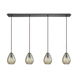 ELK Home - 10780/4LP - Four Light Pendant - Lagoon - Oil Rubbed Bronze