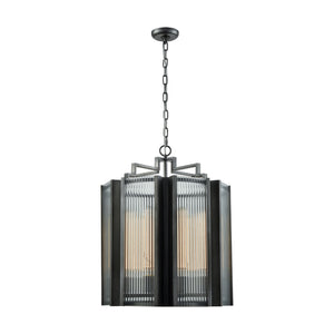 ELK Home - D3540 - Eight Light Chandelier - Space Elevator - Aged Pewter