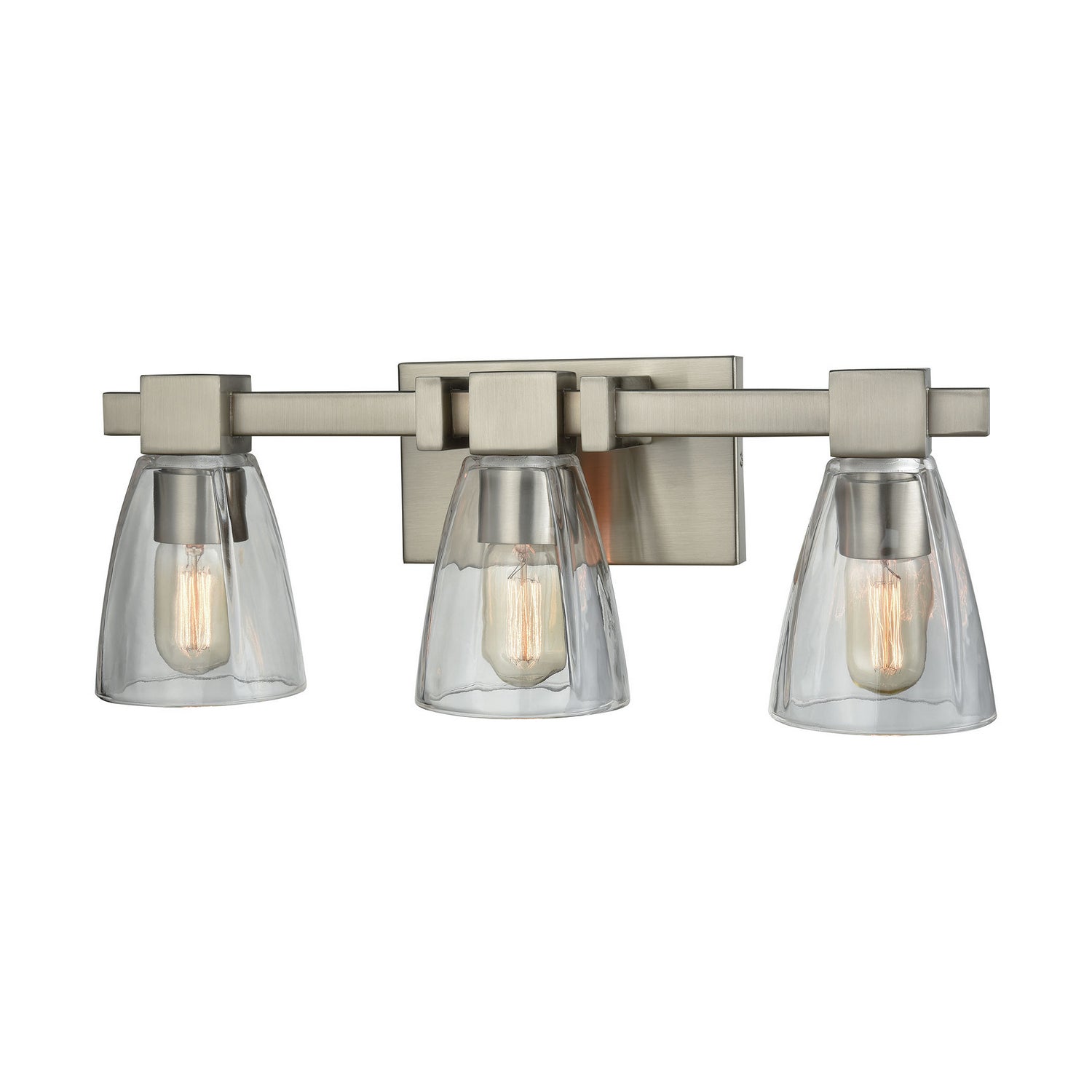 ELK Home - 11982/3 - Three Light Vanity - Ensley - Satin Nickel