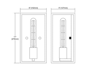 ELK Home - 14460/1 - One Light Wall Sconce - Rigby - Oil Rubbed Bronze