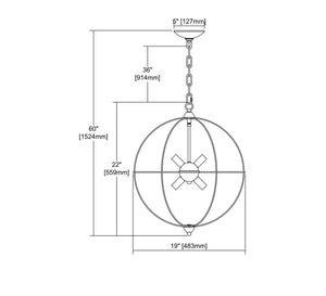 ELK Home - 14511/6 - Six Light Chandelier - Loftin - Oil Rubbed Bronze