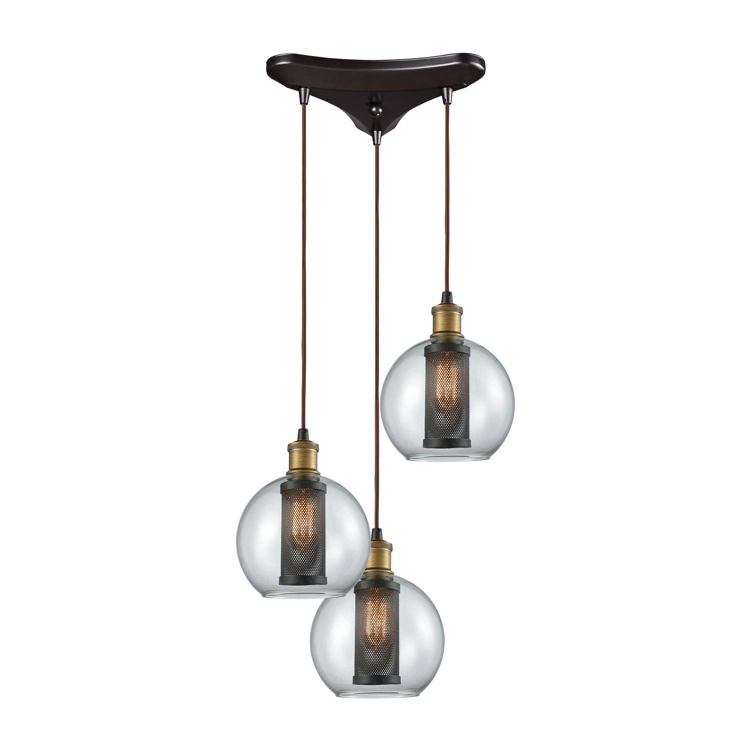 ELK Home - 14530/3 - Three Light Pendant - Bremington - Oil Rubbed Bronze