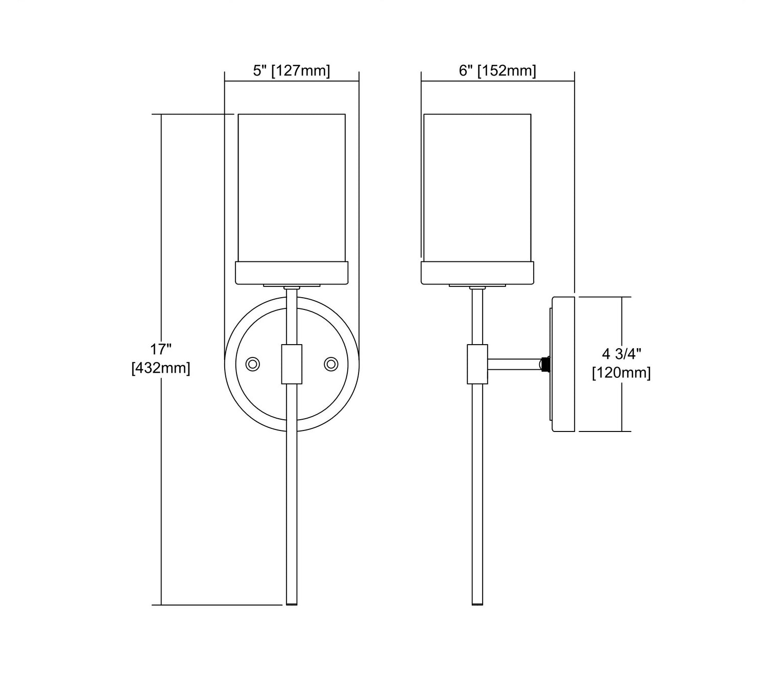 ELK Home - 14550/1 - One Light Wall Sconce - North Haven - Oil Rubbed Bronze