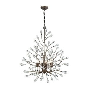 ELK Home - 18243/6 - Six Light Chandelier - Crislett - Sunglow Bronze