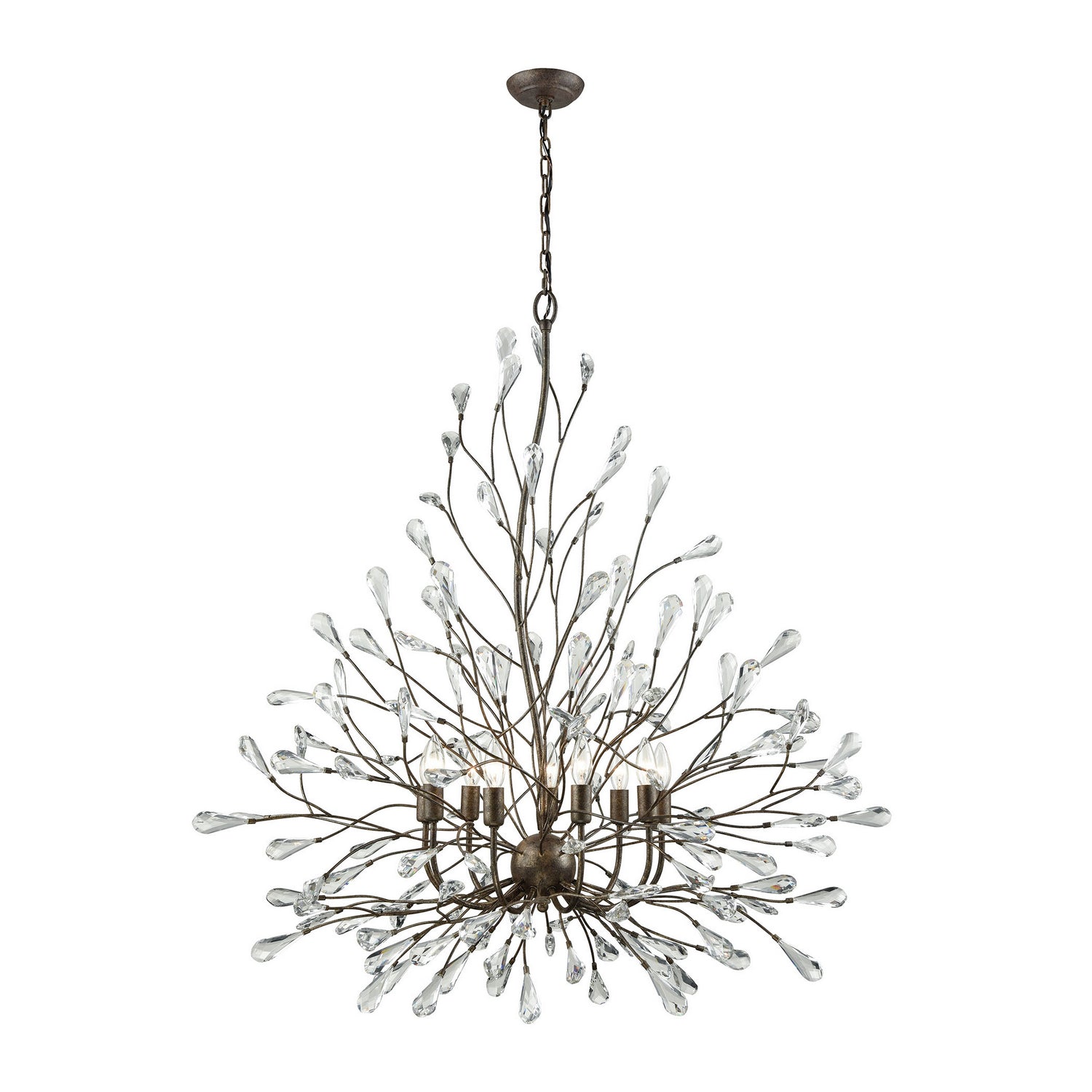 ELK Home - 18244/9 - Nine Light Chandelier - Crislett - Sunglow Bronze