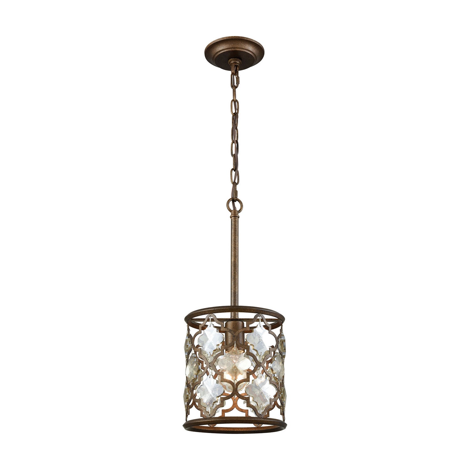 ELK Home - 31094/1 - One Light Mini Pendant - Armand - Weathered Bronze