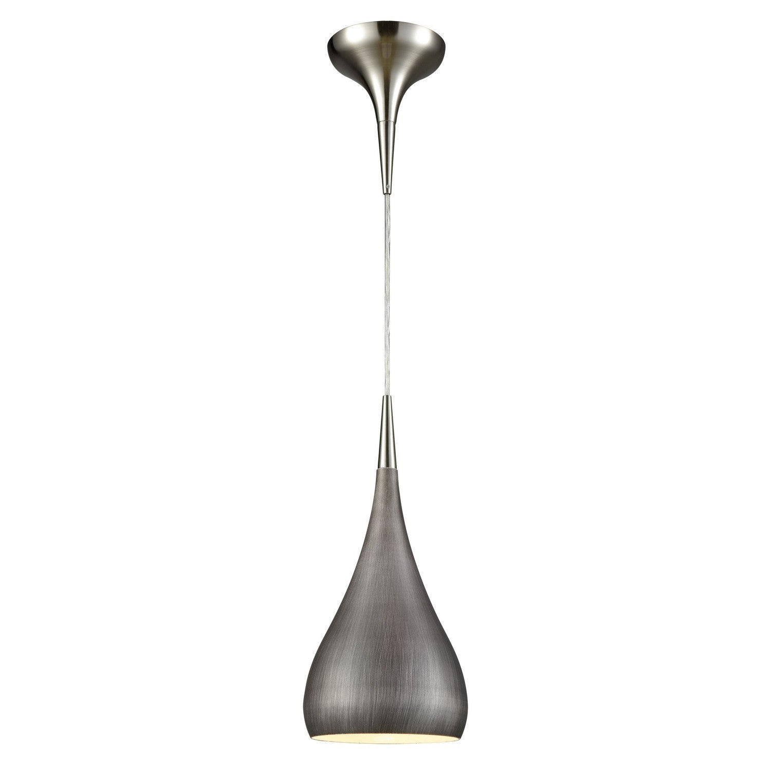 ELK Home - 31341/1WZ - One Light Mini Pendant - Lindsey - Satin Nickel