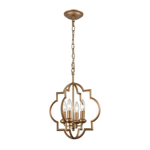 ELK Home - 31826/4 - Four Light Chandelier - Chandette - Matte Gold