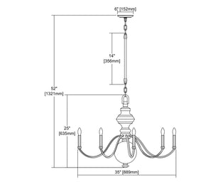 ELK Home - 32314/9 - Nine Light Chandelier - Neo Classica - Aged Black