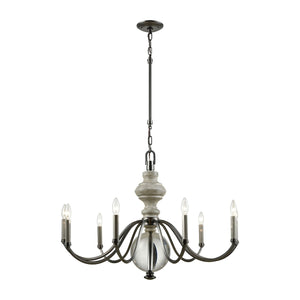 ELK Home - 32314/9 - Nine Light Chandelier - Neo Classica - Aged Black