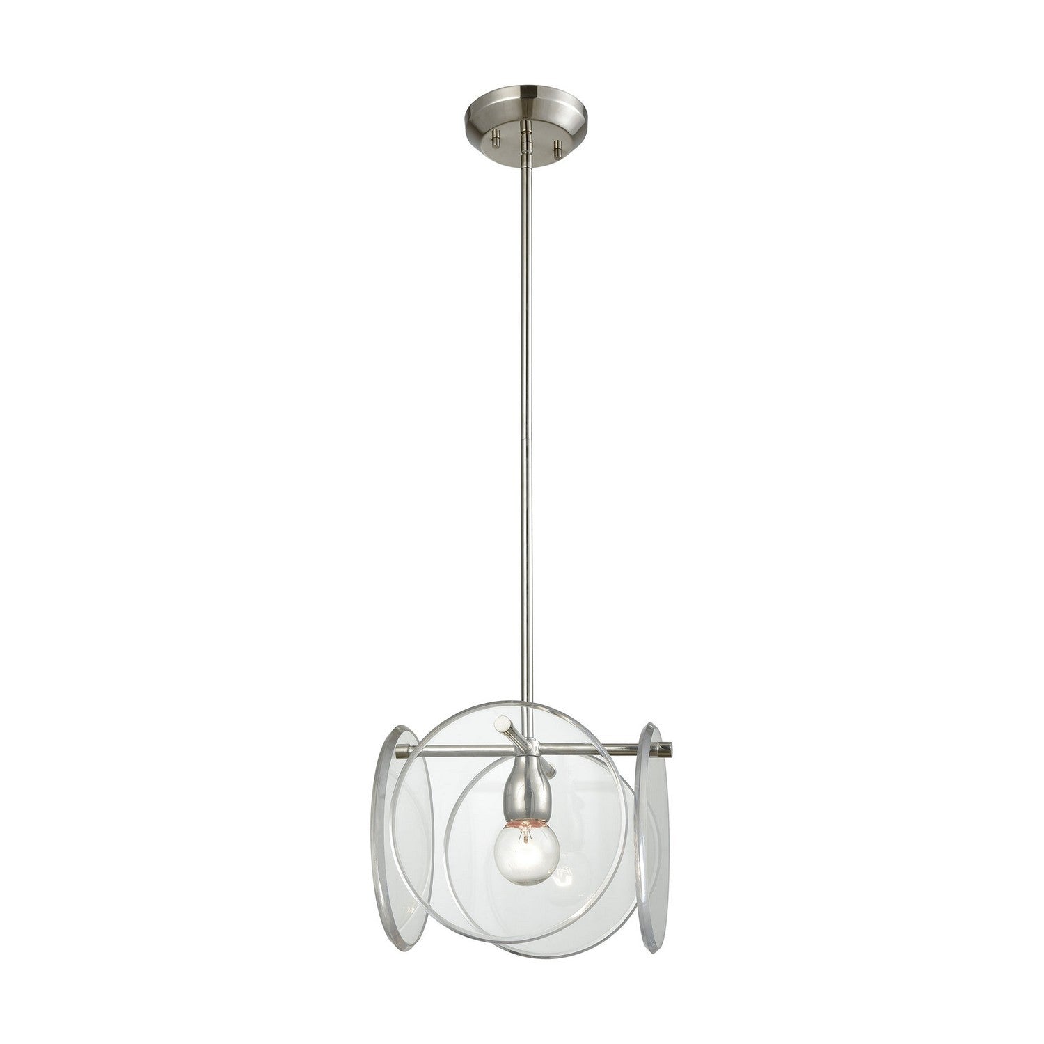 ELK Home - 32321/1 - One Light Mini Pendant - Disco - Polished Nickel