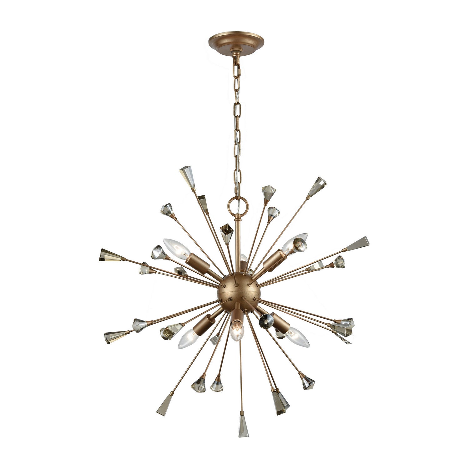 ELK Home - 33020/6 - Six Light Chandelier - Sprigny - Matte Gold