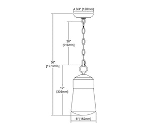 ELK Home - 45118/1 - One Light Outdoor Pendant - Mullen Gate - Oil Rubbed Bronze