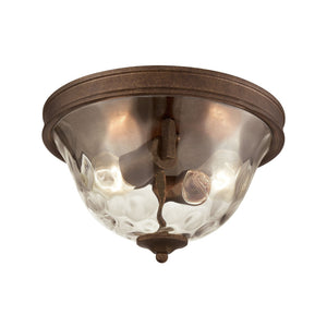 ELK Home - 46028/2 - Two Light Flush Mount - Cheltham - Mocha