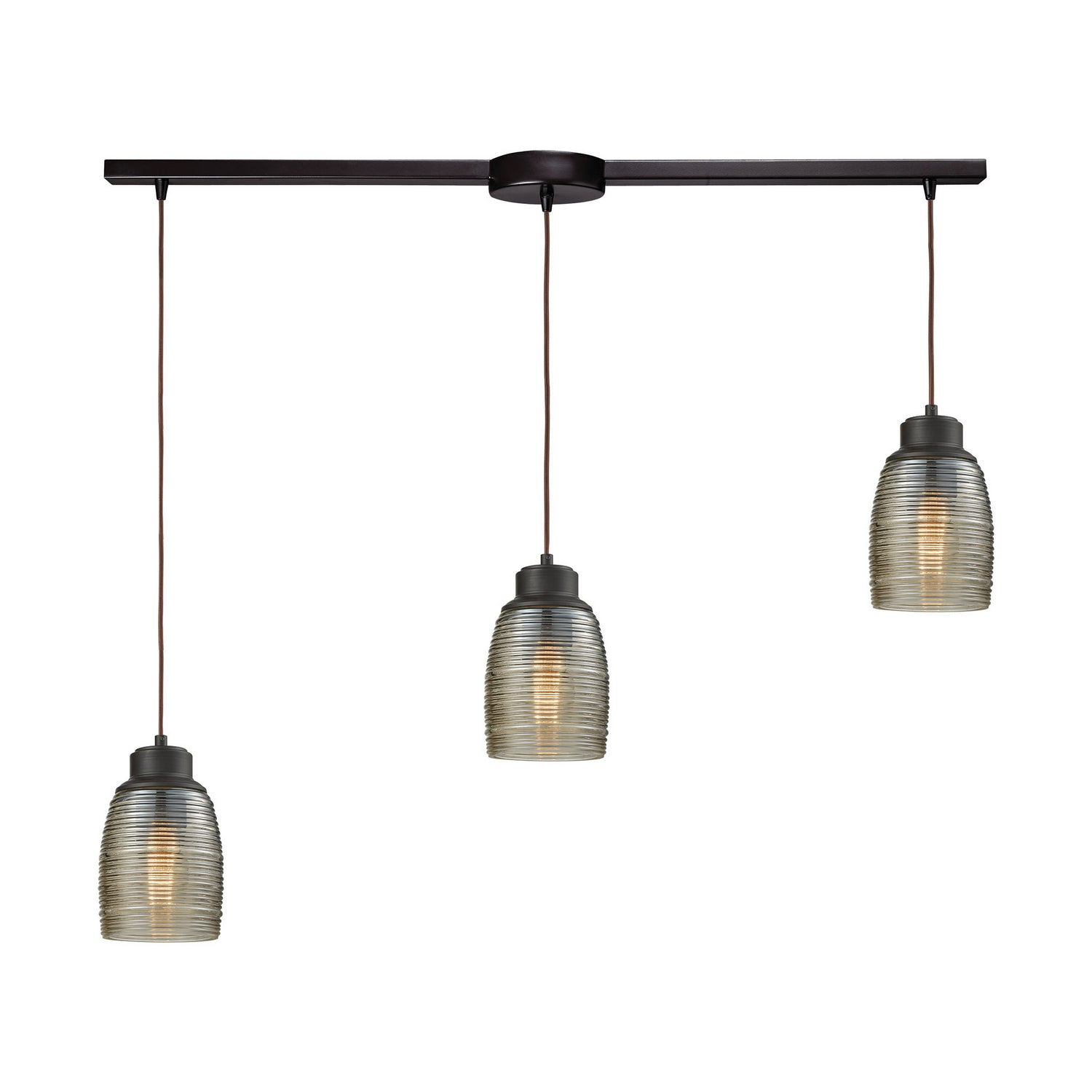 ELK Home - 46216/3L - Three Light Pendant - Muncie - Oil Rubbed Bronze