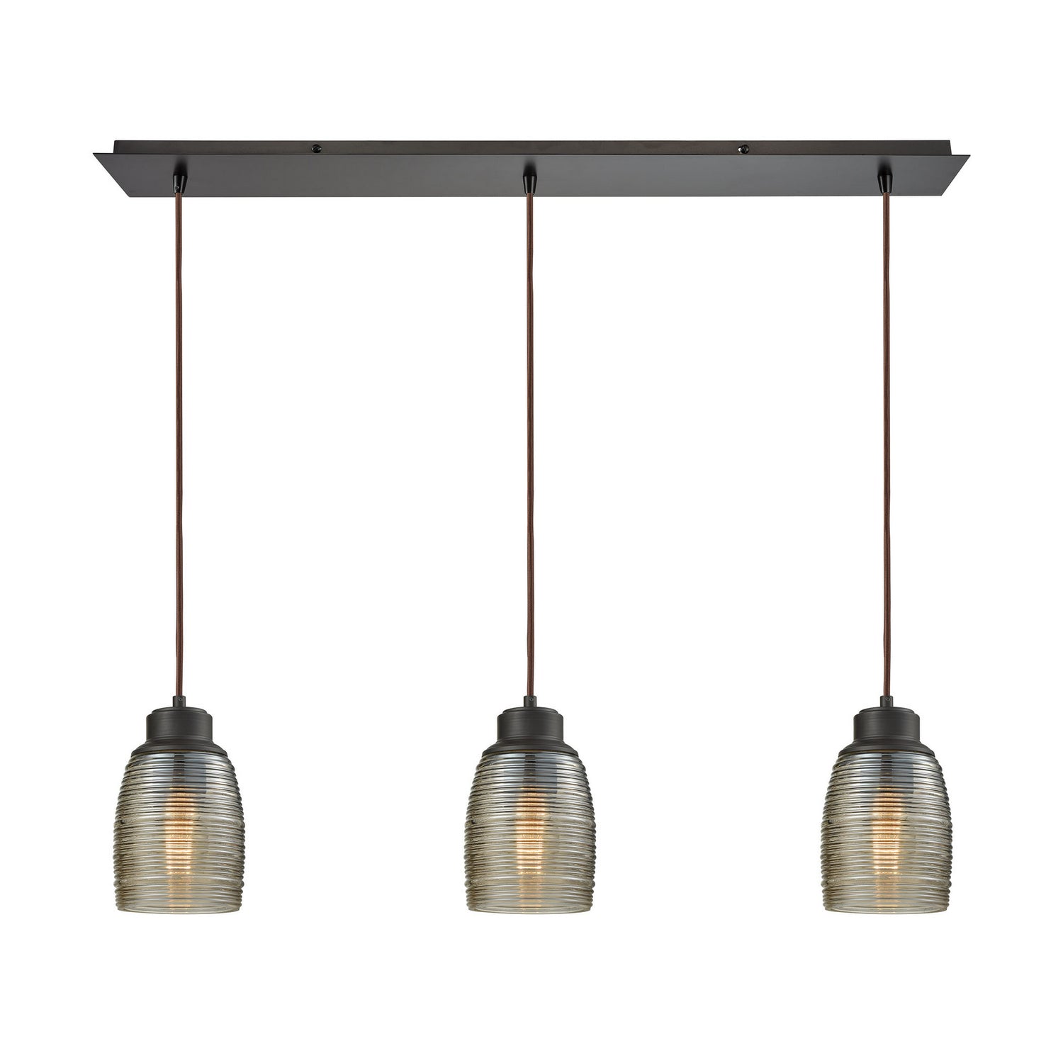 ELK Home - 46216/3LP - Three Light Pendant - Muncie - Oil Rubbed Bronze