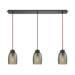 ELK Home - 46216/3LP - Three Light Pendant - Muncie - Oil Rubbed Bronze